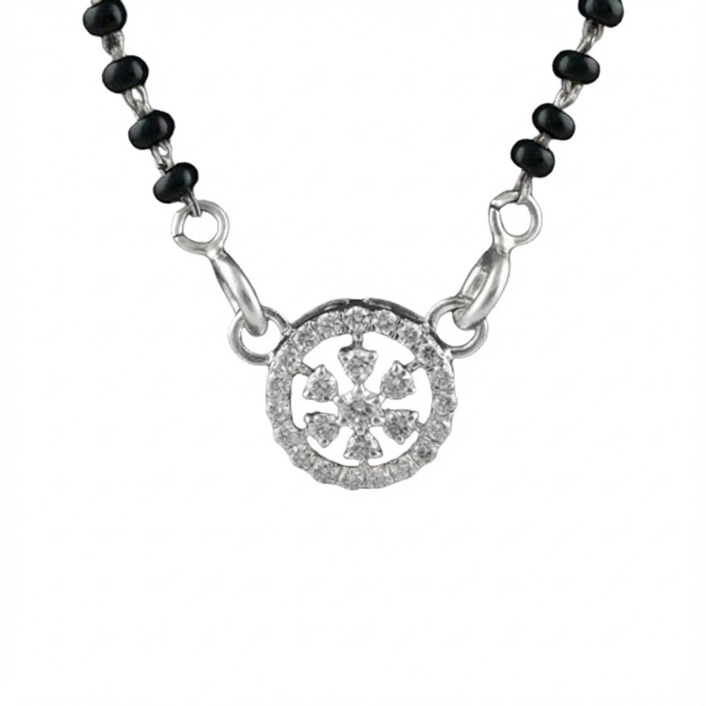 Gold & Diamond Beaded Mangalsutra For Women KRC50150