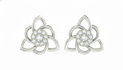 18K Gold & Diamond Women Stud Earring KRA40166E